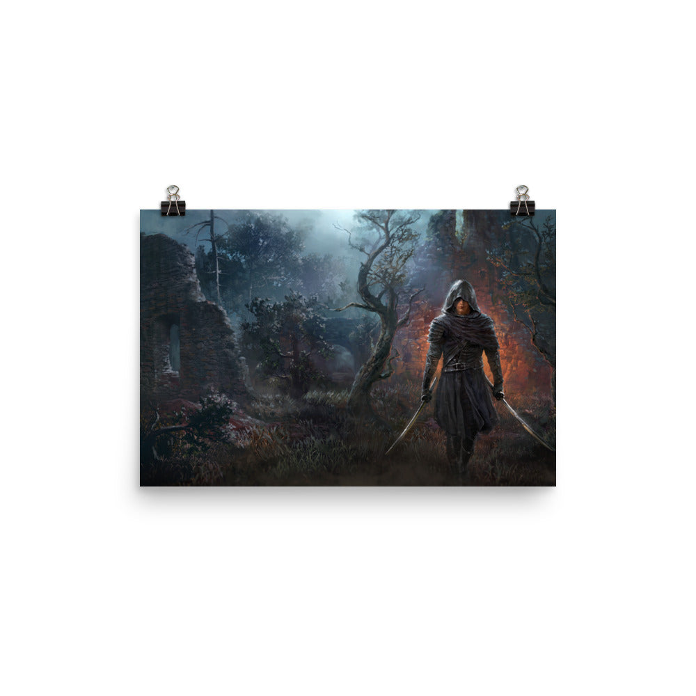 Blade of Shadows Wall Art