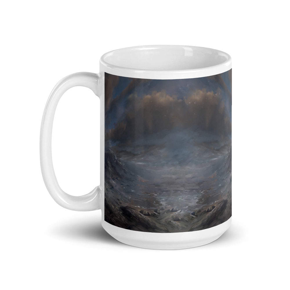 Fall of Forgotten Gods white mug