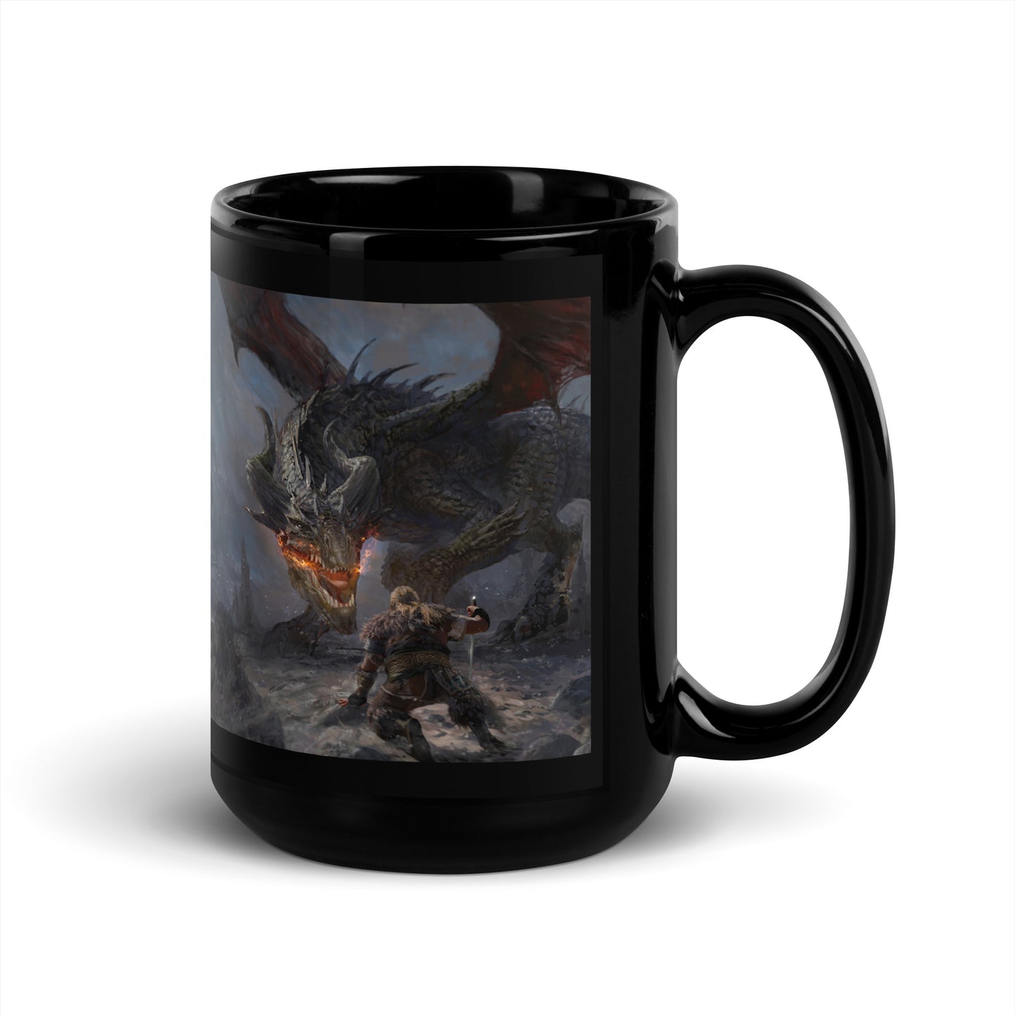 Fall of Forgotten Gods Black Mug